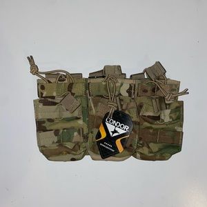 CONDOR TRIPLE STACKER M4 MAG POUCH - MULTICAM